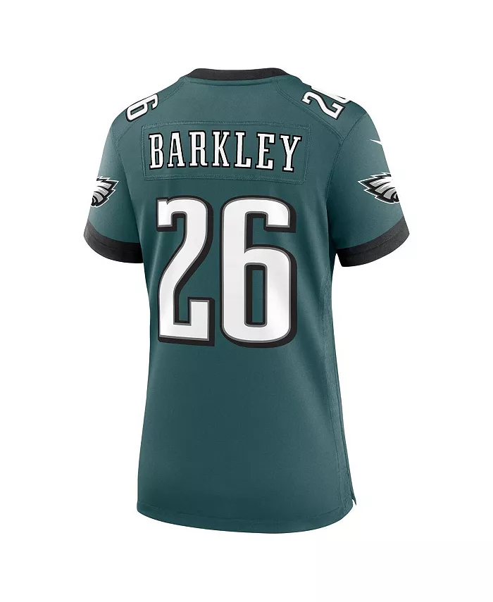 Женская игровая майка Saquon Barkley Midnight Philadelphia Eagles Nike, зеленый — фото 2