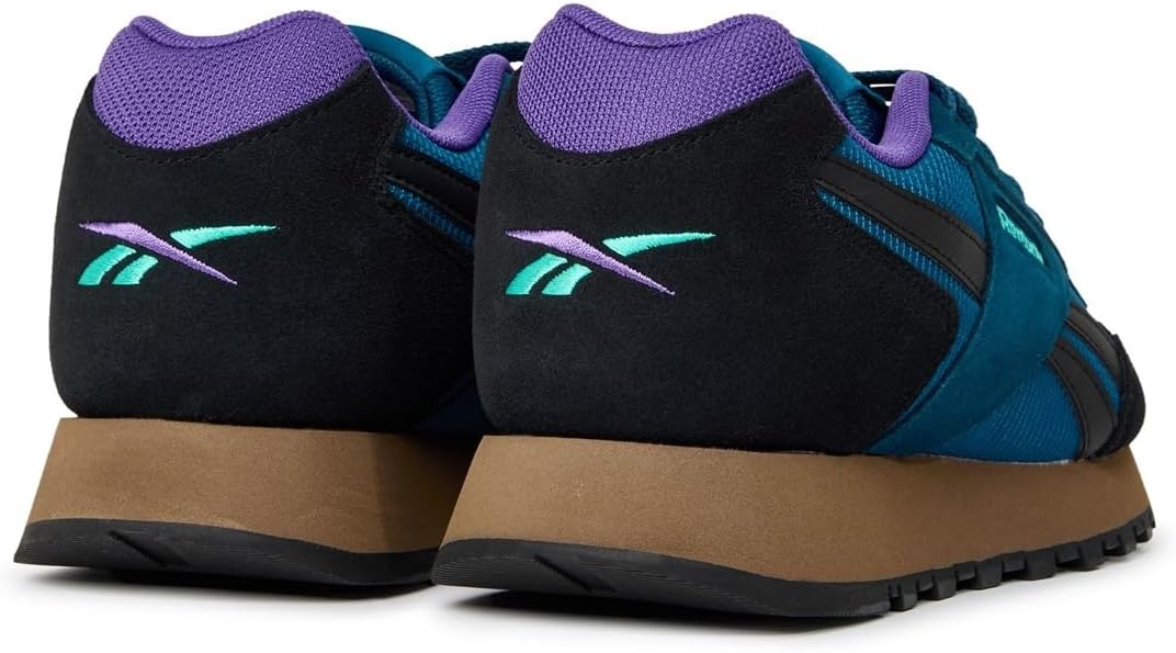 Кроссовки Reebok Glide для взрослых, унисекс, черный/синий/коричневый — фото 4