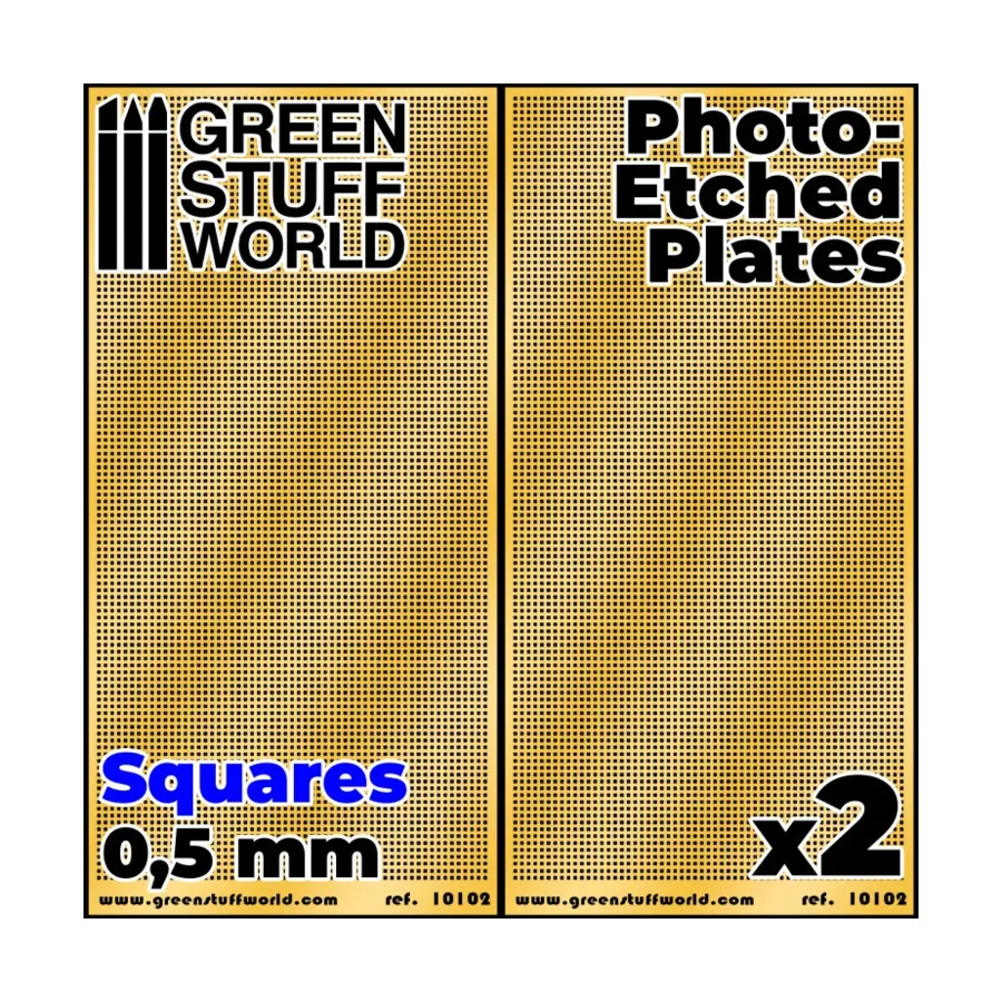 

Квадраты - 0,5мм, Other Scenery - Photo-Etched Plates & Formable Metals