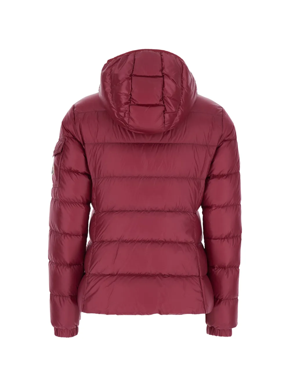 Стеганая куртка с капюшоном Glesse Moncler, красный — фото 2