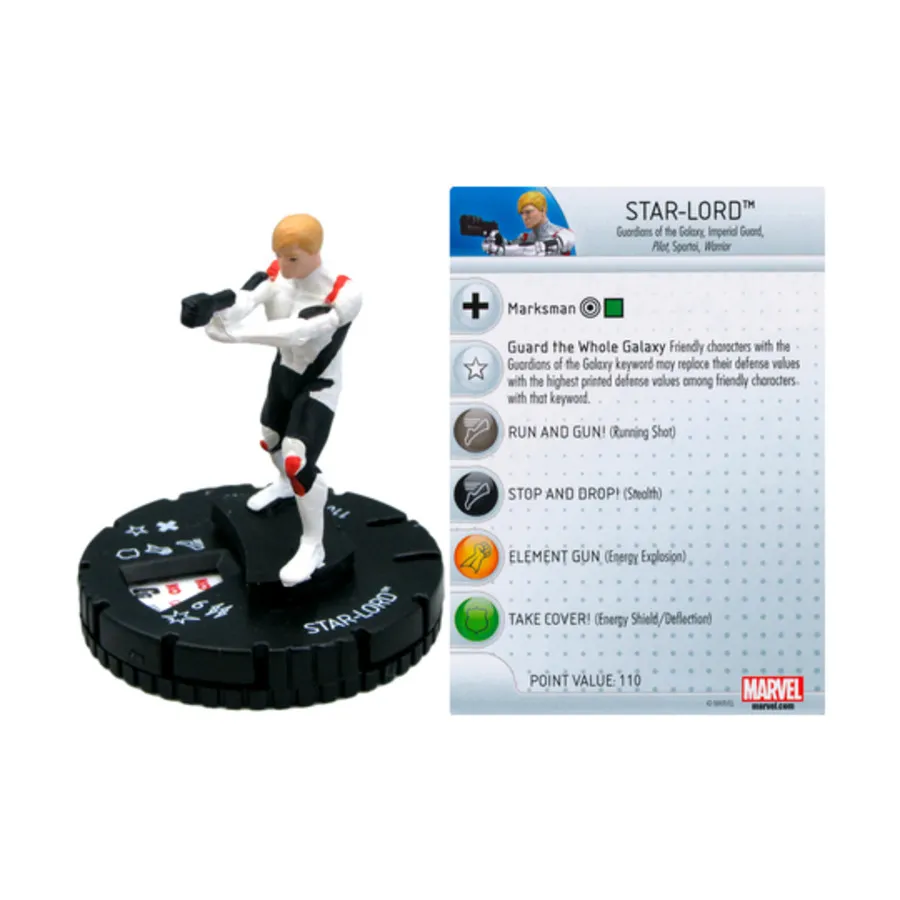 

Звездный Лорд № 030 (U), Marvel HeroClix - Guardians of the Galaxy - Singles