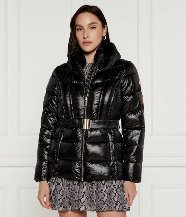 

Куртка женская Michael Kors стеганая с поясом, черный