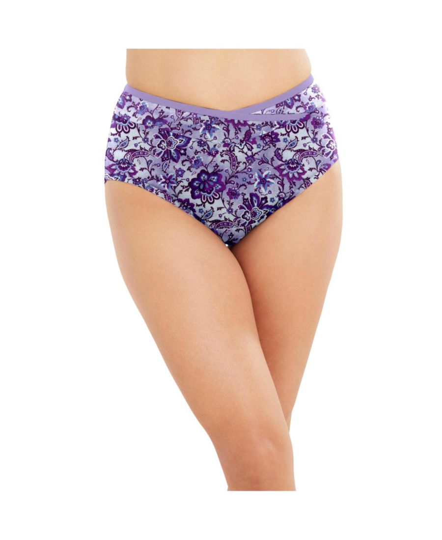 

Женские трусики из микрофибры, комплект из 3 штук Comfort Choice, Purple mosaic pack