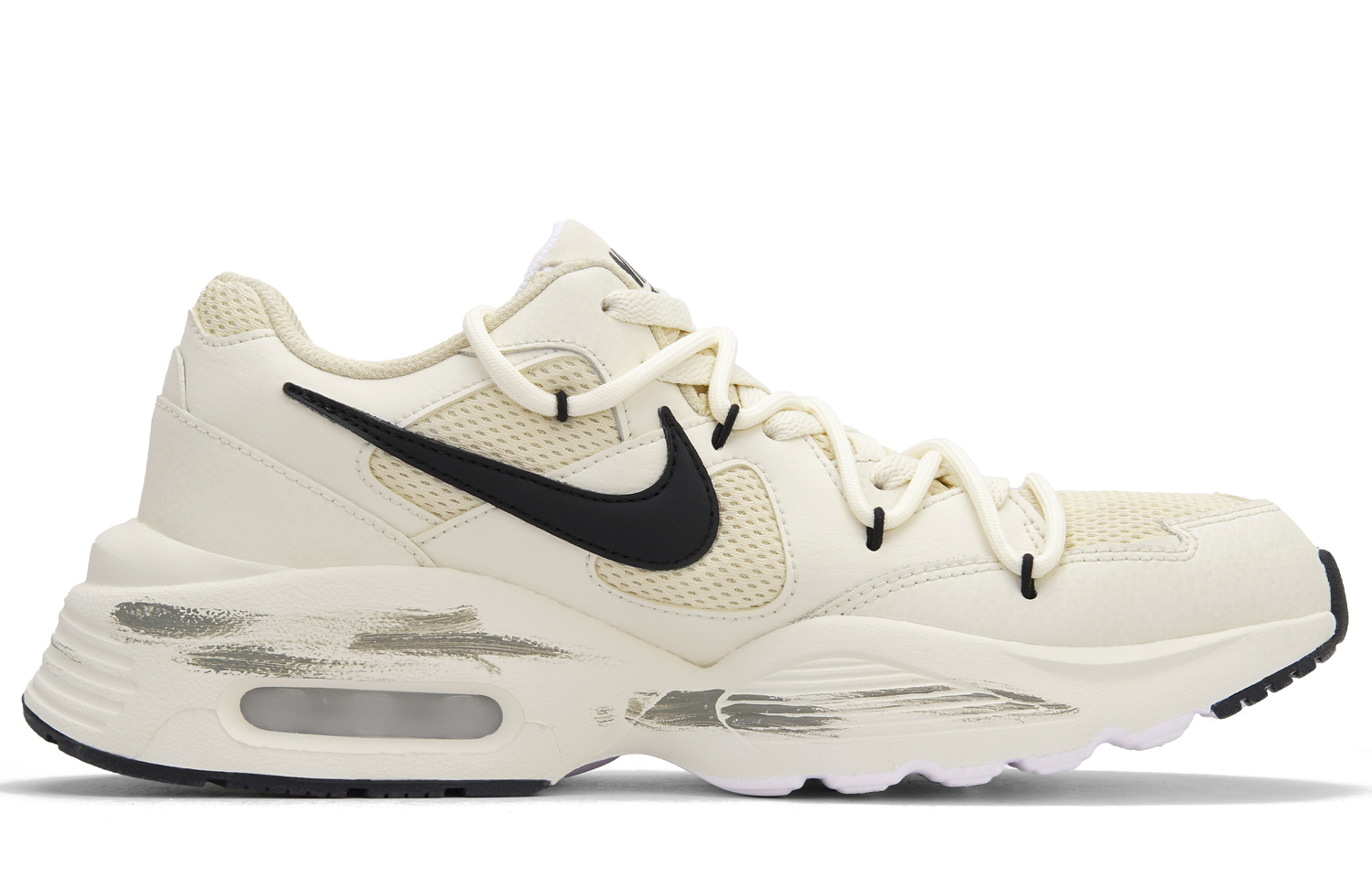 Кроссовки для бега Air Max Fusion низкие Unisex Nike, бежевый/черный — фото 2