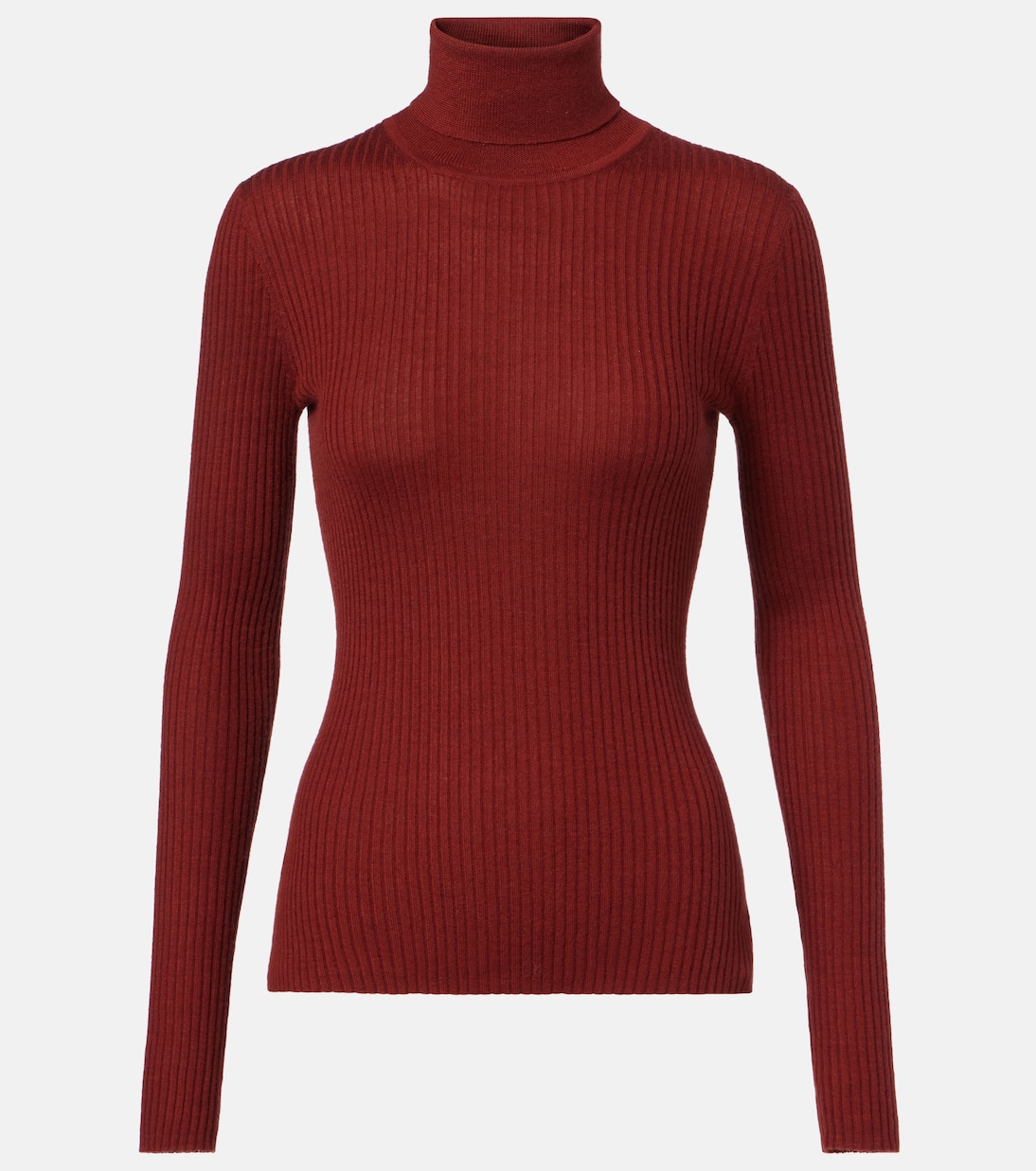 

Водолазка из кашемира и шелка Peppe Gabriela Hearst, Burnt Sienna