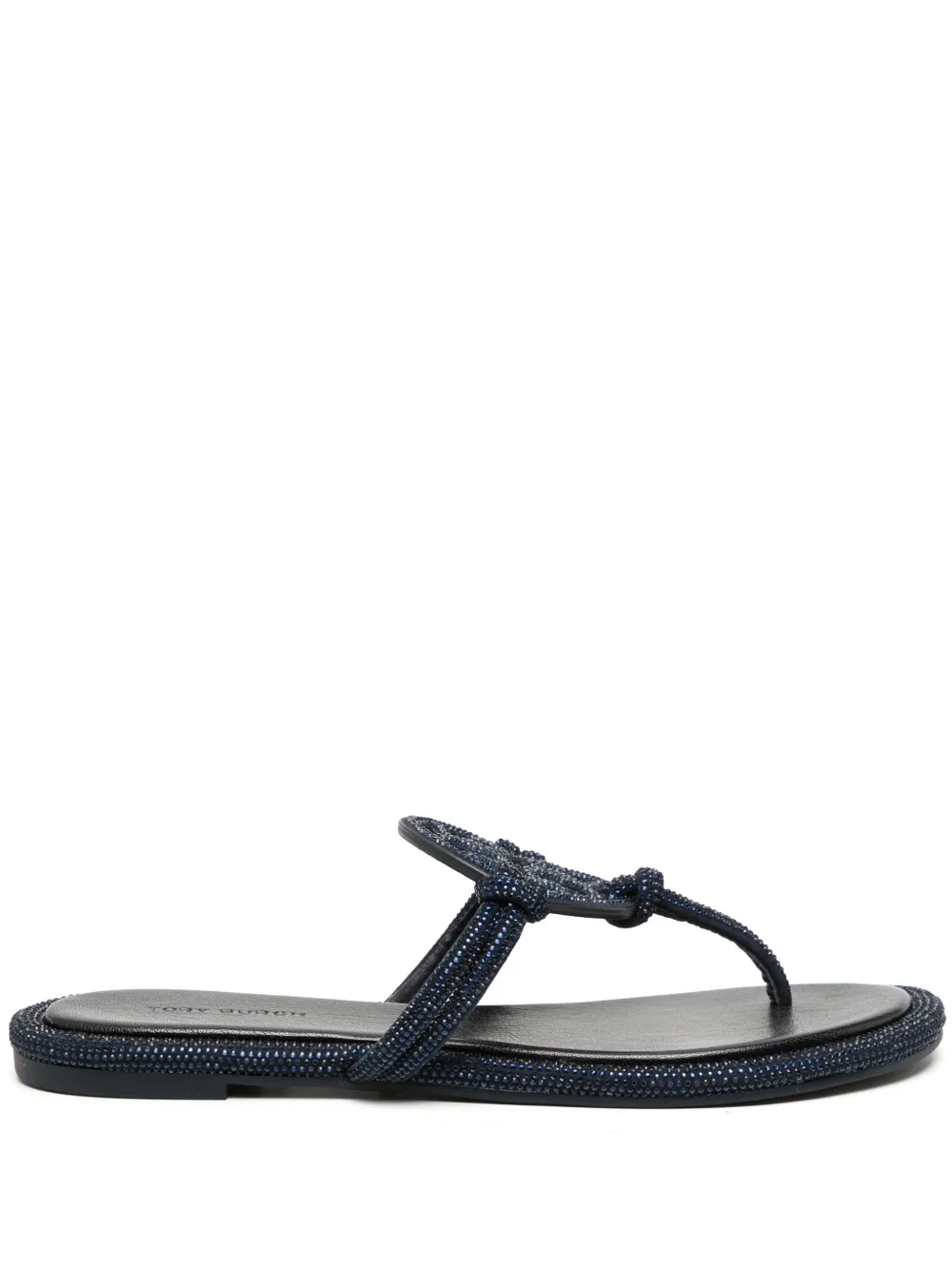 Босоножки Miller Pavé, украшенные кристаллами Tory Burch, синий