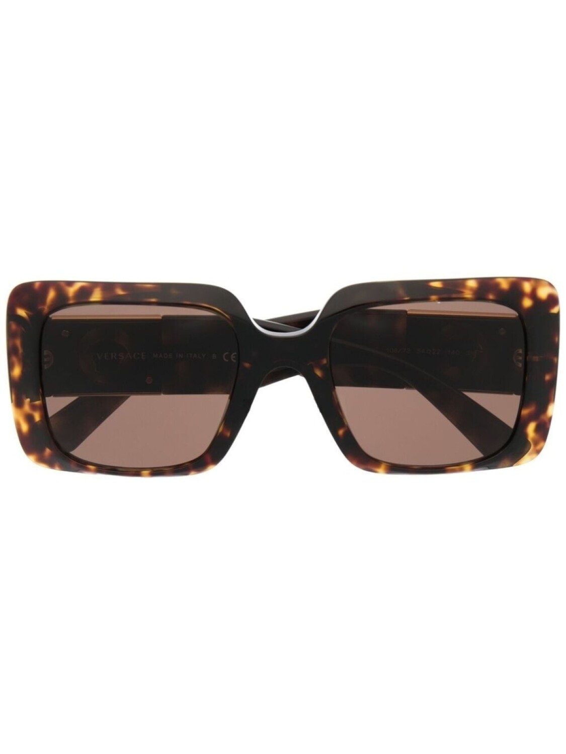 

Versace Eyewear солнцезащитные очки черепаховой расцветки, коричневый