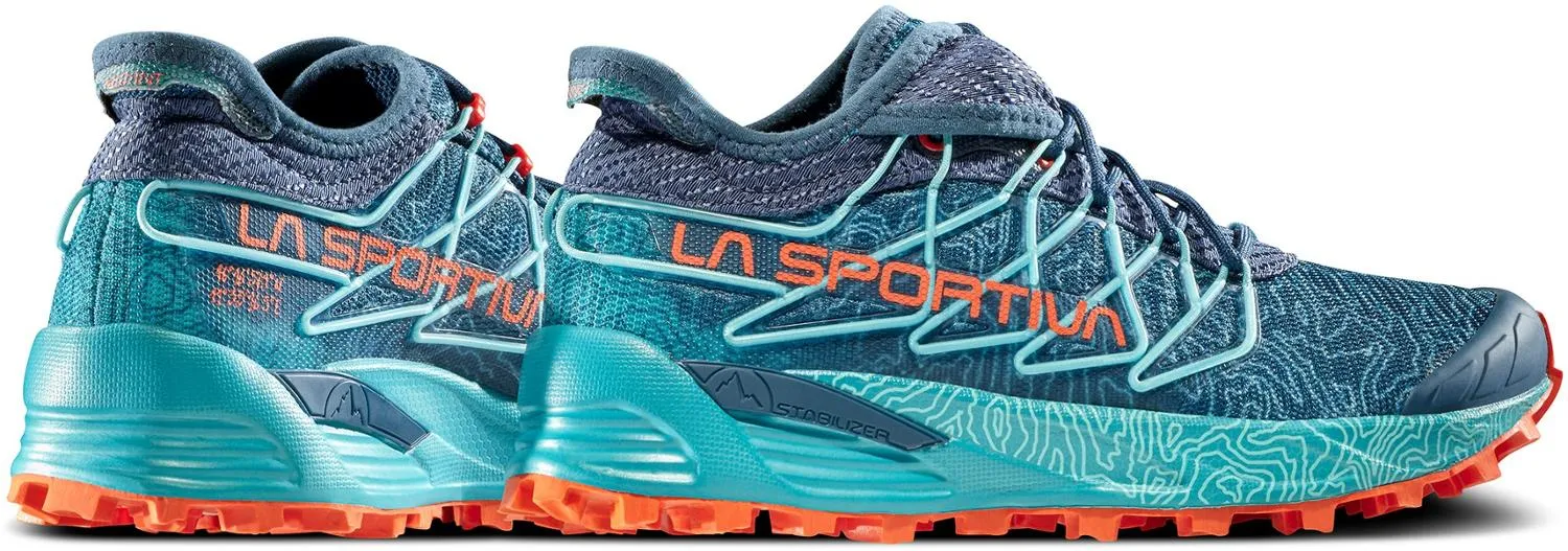 Женские кроссовки для трейлраннинга Mutant La Sportiva, Storm Blue/Cherry Tomato — фото 3