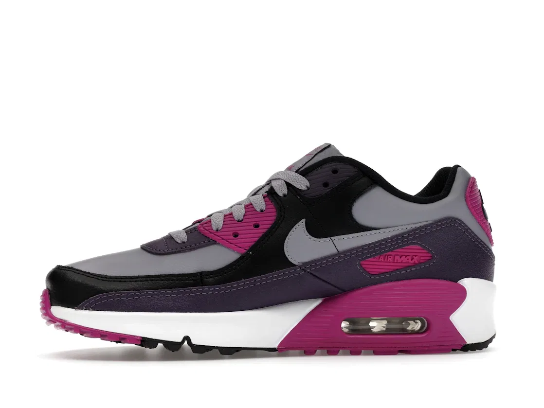 Детские кроссовки Lifestyle Nike Air Max 90, Cement Grey/Black/Dark Raisin/Cement Grey — фото 3