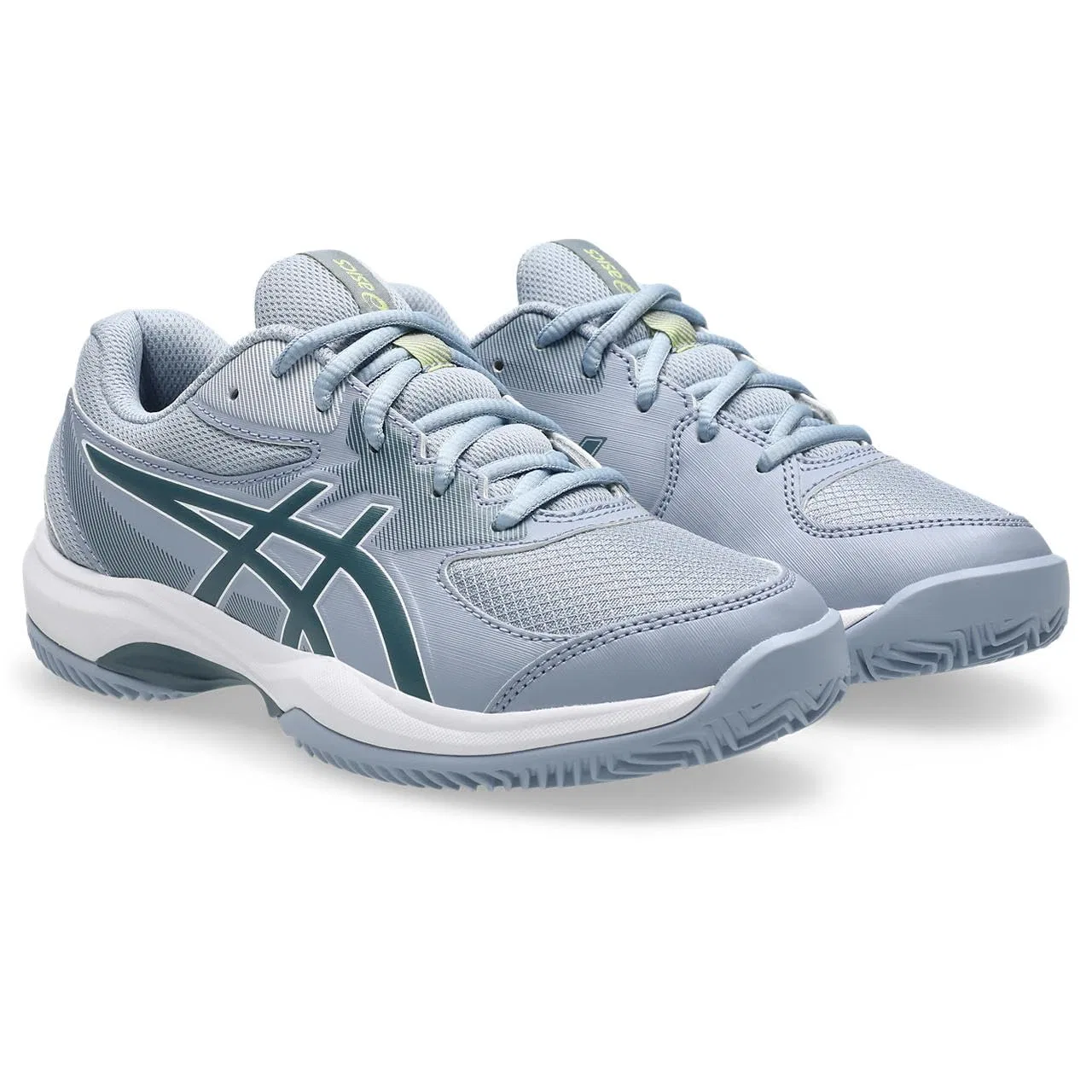 Детские кроссовки для мальчиков и девочек с открытым верхом Gel-Game GS ASICS, Grey Blue Ironclad