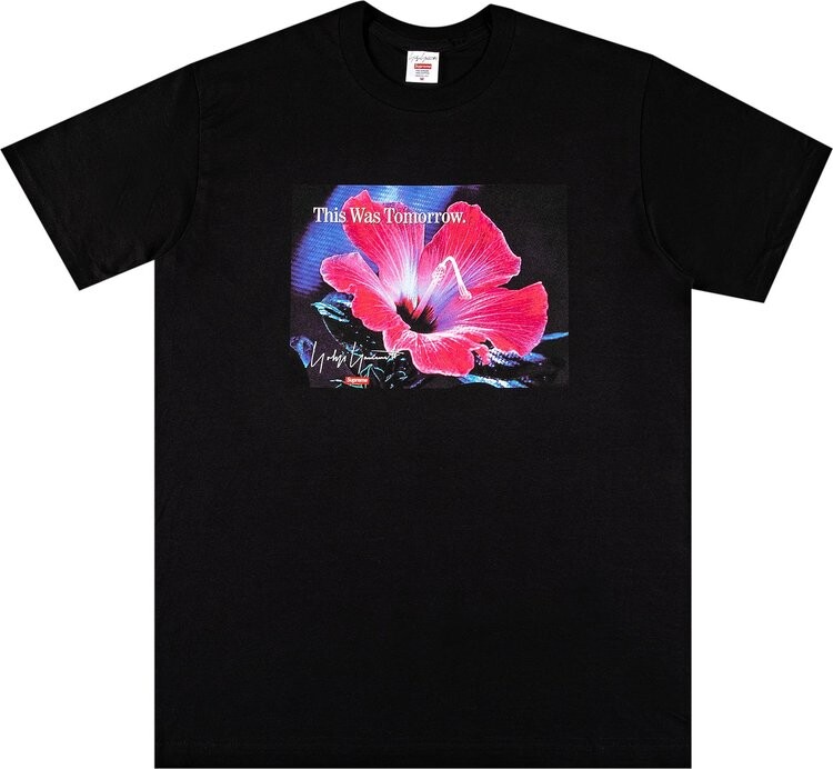 

Футболка Supreme x Yohji Yamamoto This Was Tomorrow Tee 'Black', черный