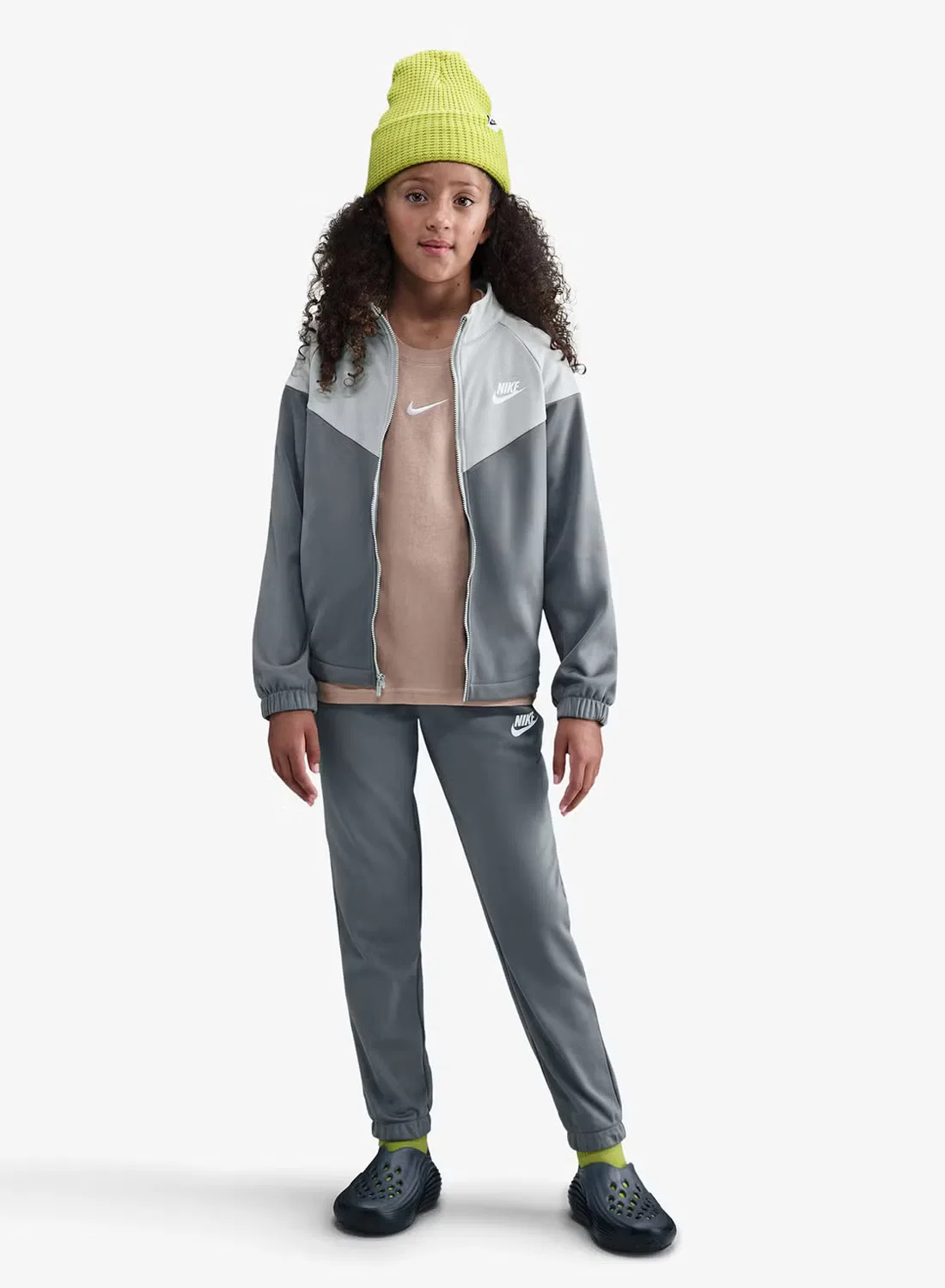 Комплект спортивный с технологией Dri-FIT K NSW DF Tracksuit Nike, серый