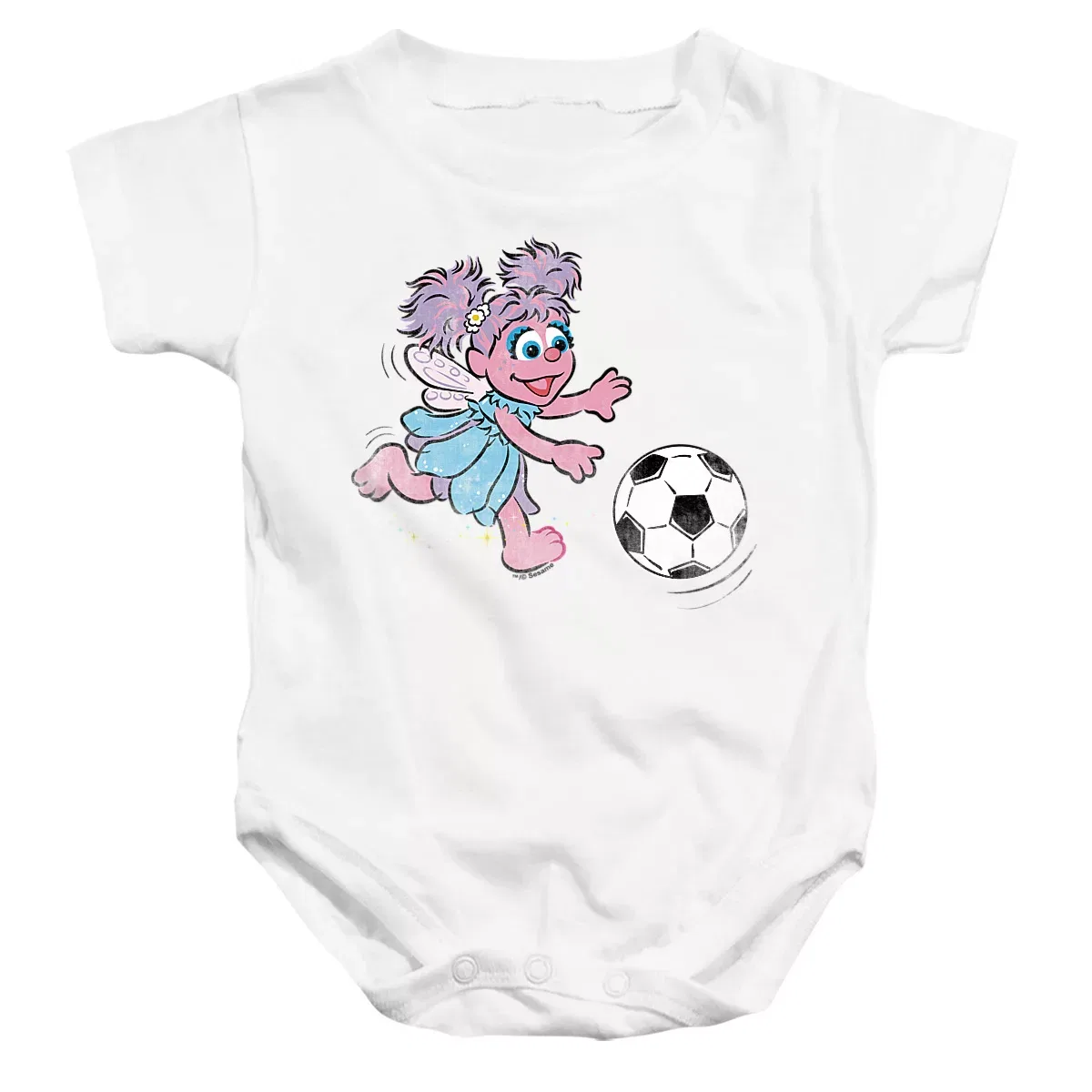 Детское боди с коротким рукавом Sesame Street, White