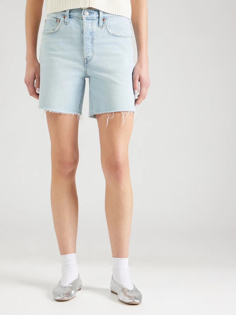 Шорты LEVI'S Regular '501' светло-голубого цвета — фото 3