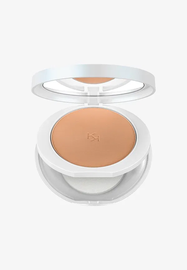 Пудра-основа Urban Shield SPF 50 - тональная основа 9 г Kiko Milano, цвет caffe latte — фото 3