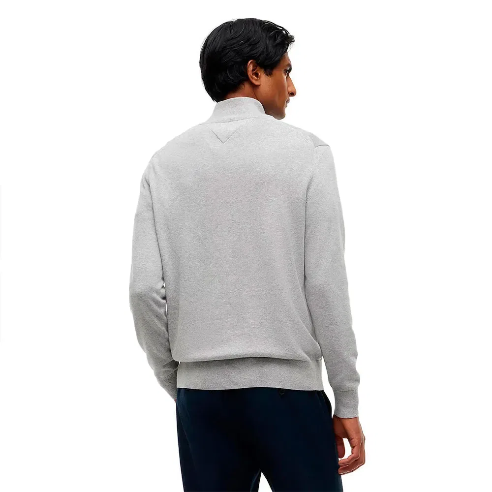 Мужской свитшот с высоким воротом Pima Org Ctn Mock Half-Zip Tommy hilfiger, Grey — фото 2