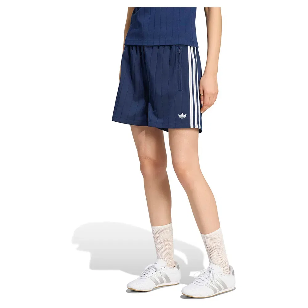 Шорты с полосками Pinstripe Firebird Adidas Originals, синий