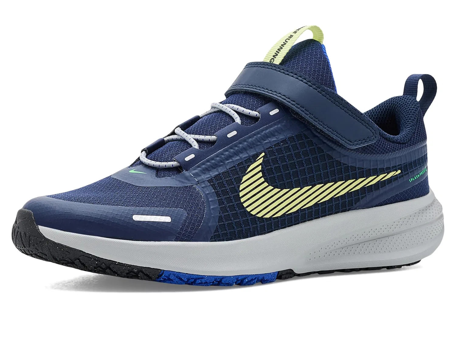 Кроссовки Star Runner Utility (для маленьких детей) Nike Kids, Obsidian/Light Lemon Twist/Midnight Navy/Racer Blue/Green Spark