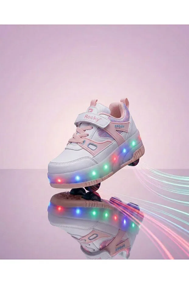 Детские туфли для мальчиков с принтом Roller skate shoes Rocky, Cirtlipembe — фото 3