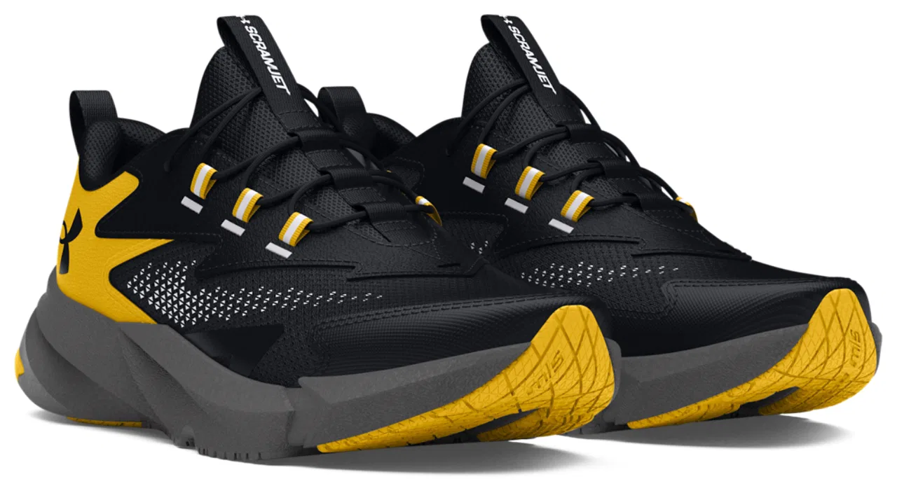 Кроссовки для мальчиков Scramjet 6 AL Under Armour, цвет Black/Taxi/Black — фото 3