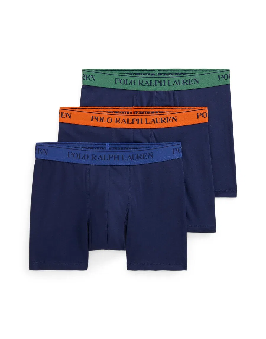 Боксерские шорты Polo Ralph Lauren синего и темно-синего цвета