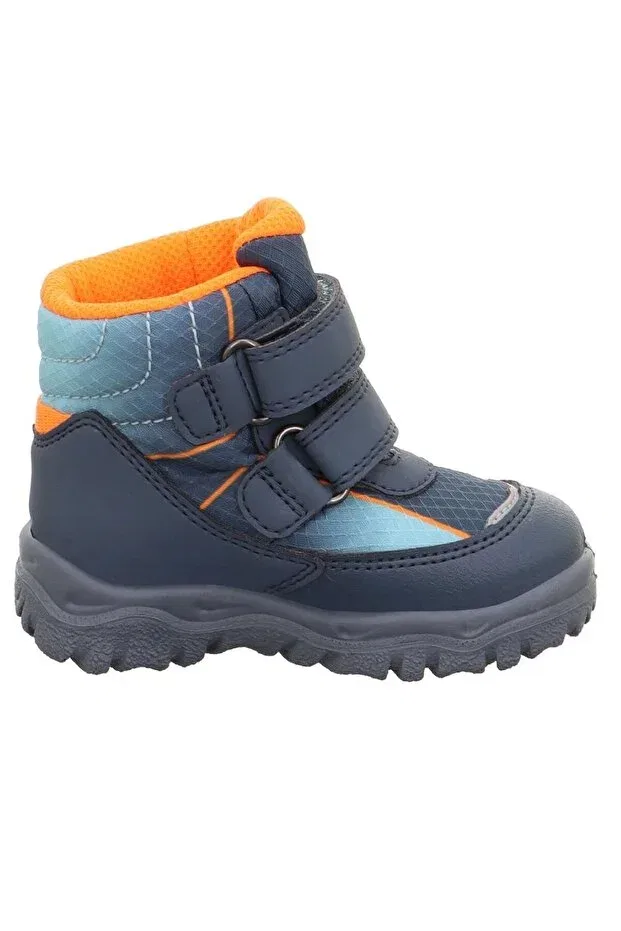 Детские ботинки для мальчиков с водоотталкивающей пропиткой Husky1 Superfit, Blue/Orange — фото 4