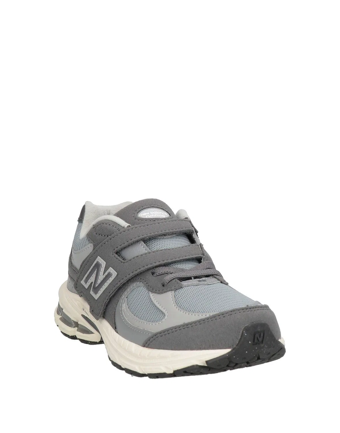 Детские кроссовки для мальчиков с липучками New Balance, серый — фото 2