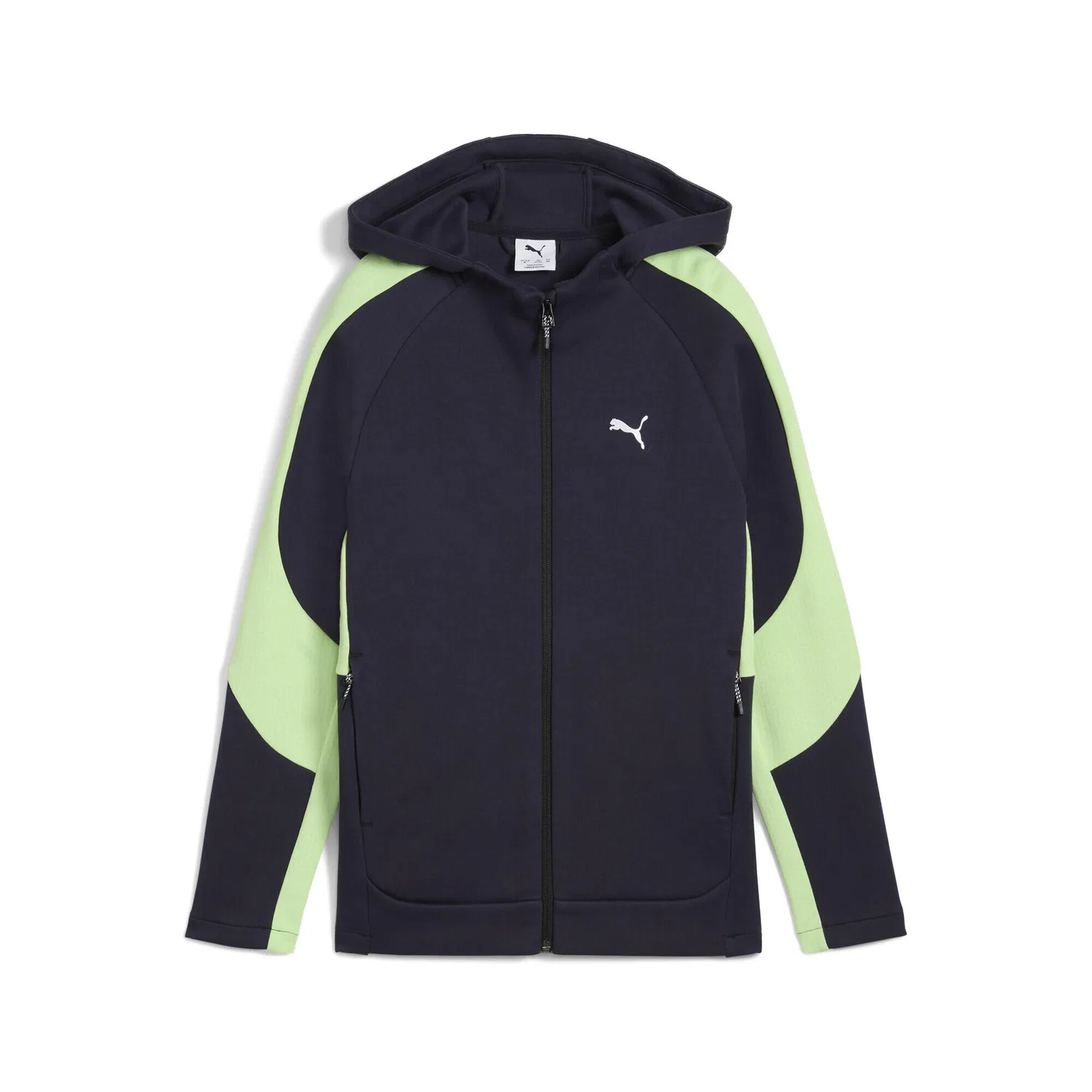 Детская куртка из футера с капюшоном Full Zip Puma, Цвет BLAU