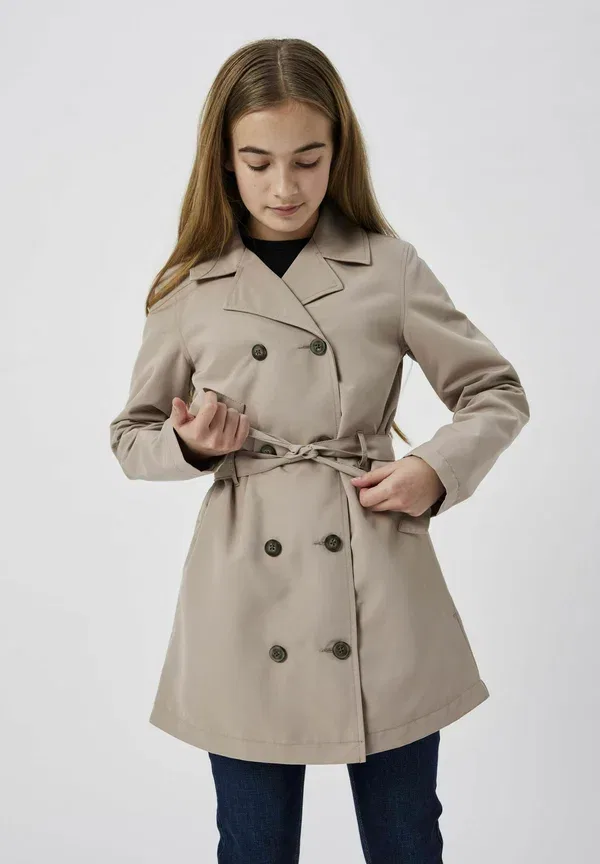 Пальто с поясом Water repellent Two Soon, mocha meringue, мокко