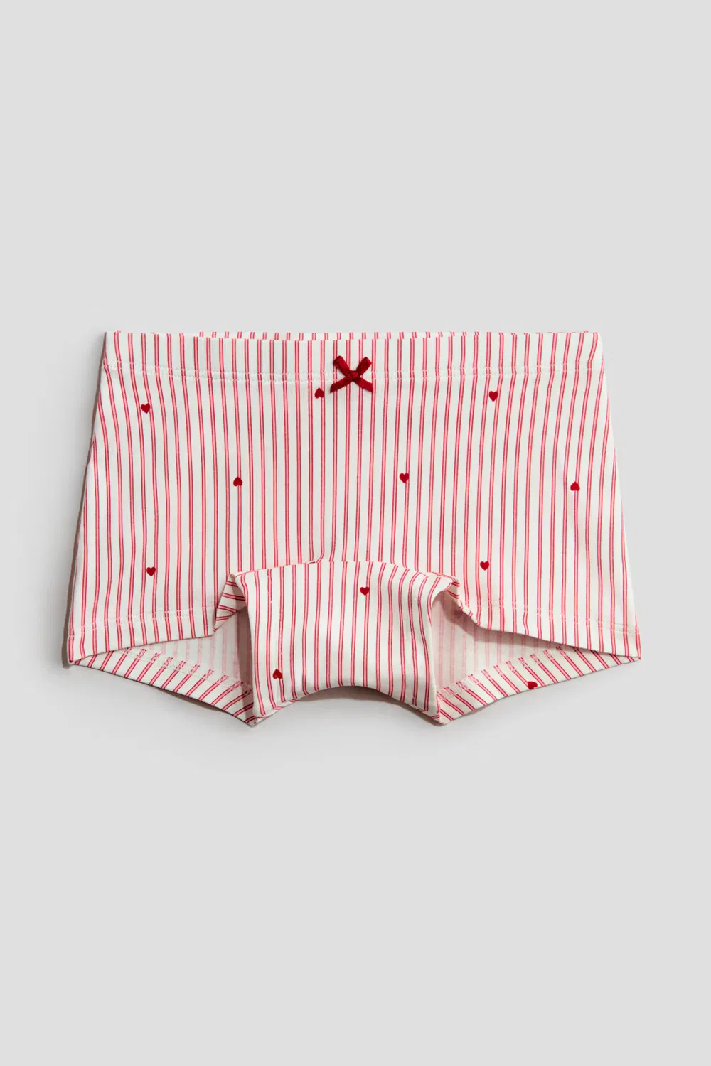 Набор из 5 хлопковых боксерских трусов H&M, Weiß/Herzen — фото 2