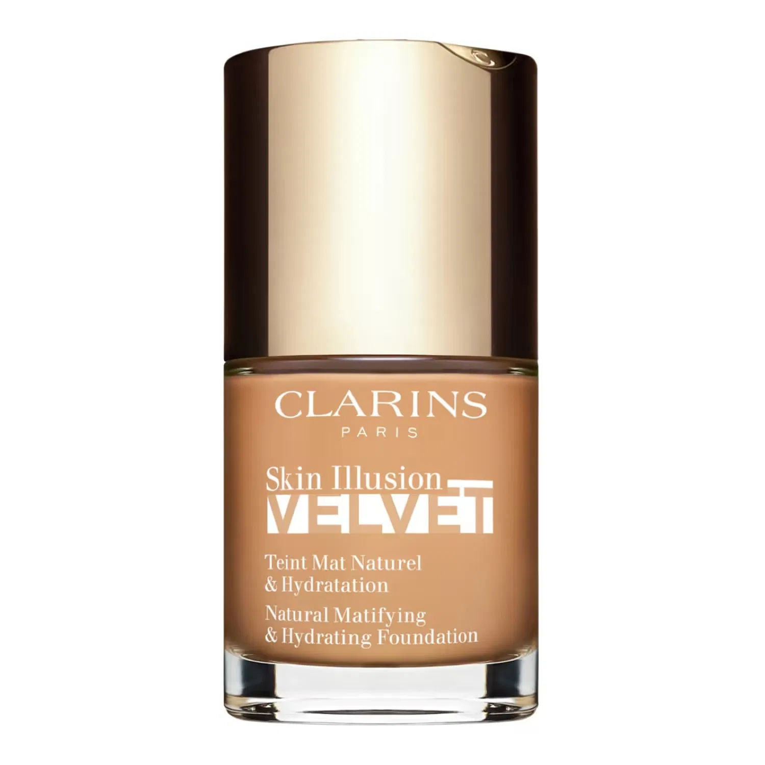 Тональная основа Skin Illusion Velvet, 30 мл, матирующая, CLARINS, 112C