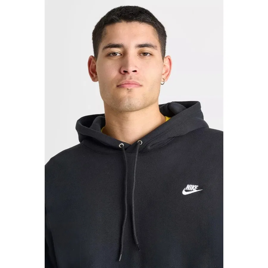Худи Nike NSW Club Fleece Oversize, Черный — фото 3