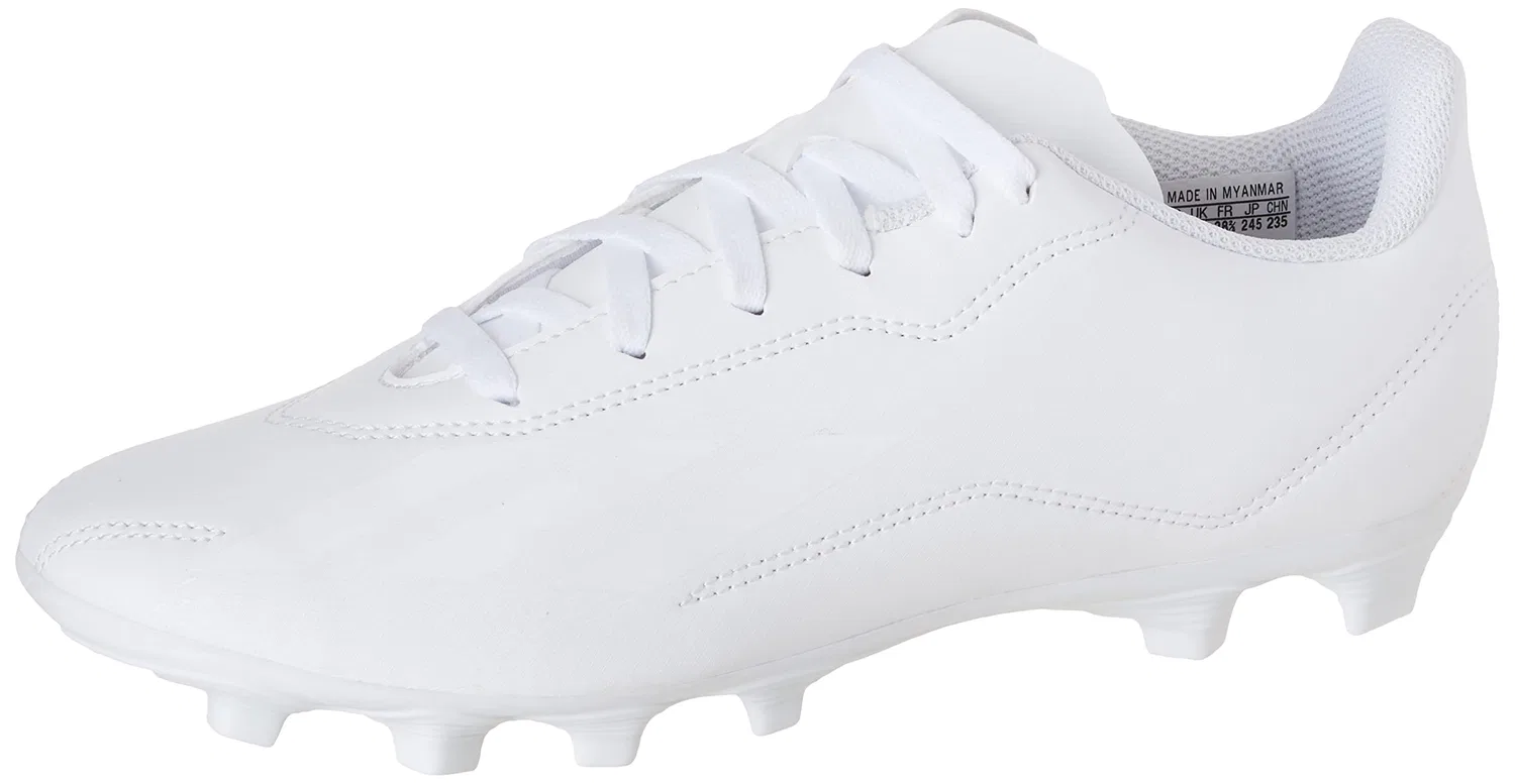 Детские футбольные бутсы для мальчиков с принтом X Speedportal.4 Adidas, White Zero Metallic Black