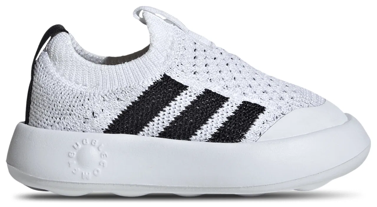 Кроссовки для мальчиков Bubble Comfy I Adidas, цвет White/Core Black/White