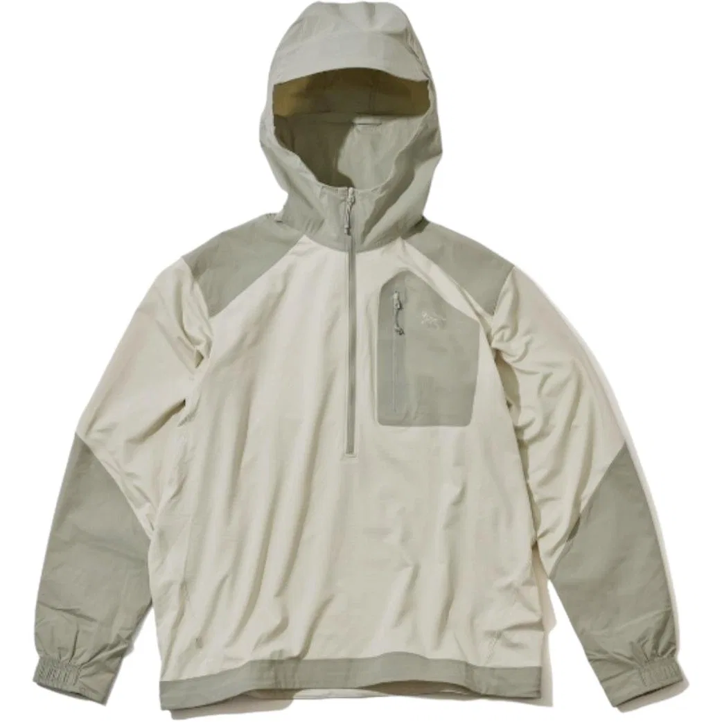Мужской свитшот с длинным рукавом KONSEAL Arcteryx, Drifting Wood White/Sea Salt