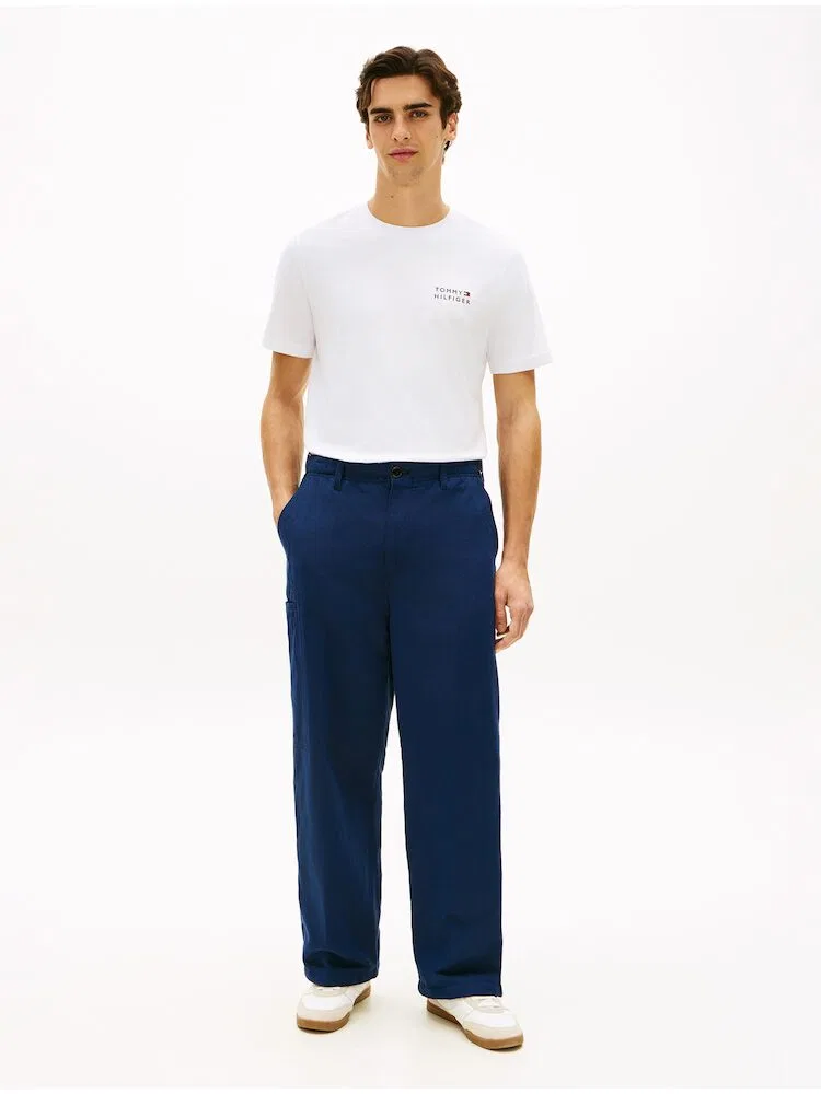 Футболка с принтом EMBRO Stack TOMMY HILFIGER, White — фото 2