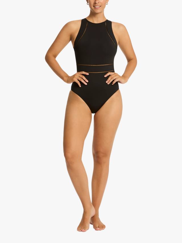 

Купальник с высоким горлом Sea Level, Black