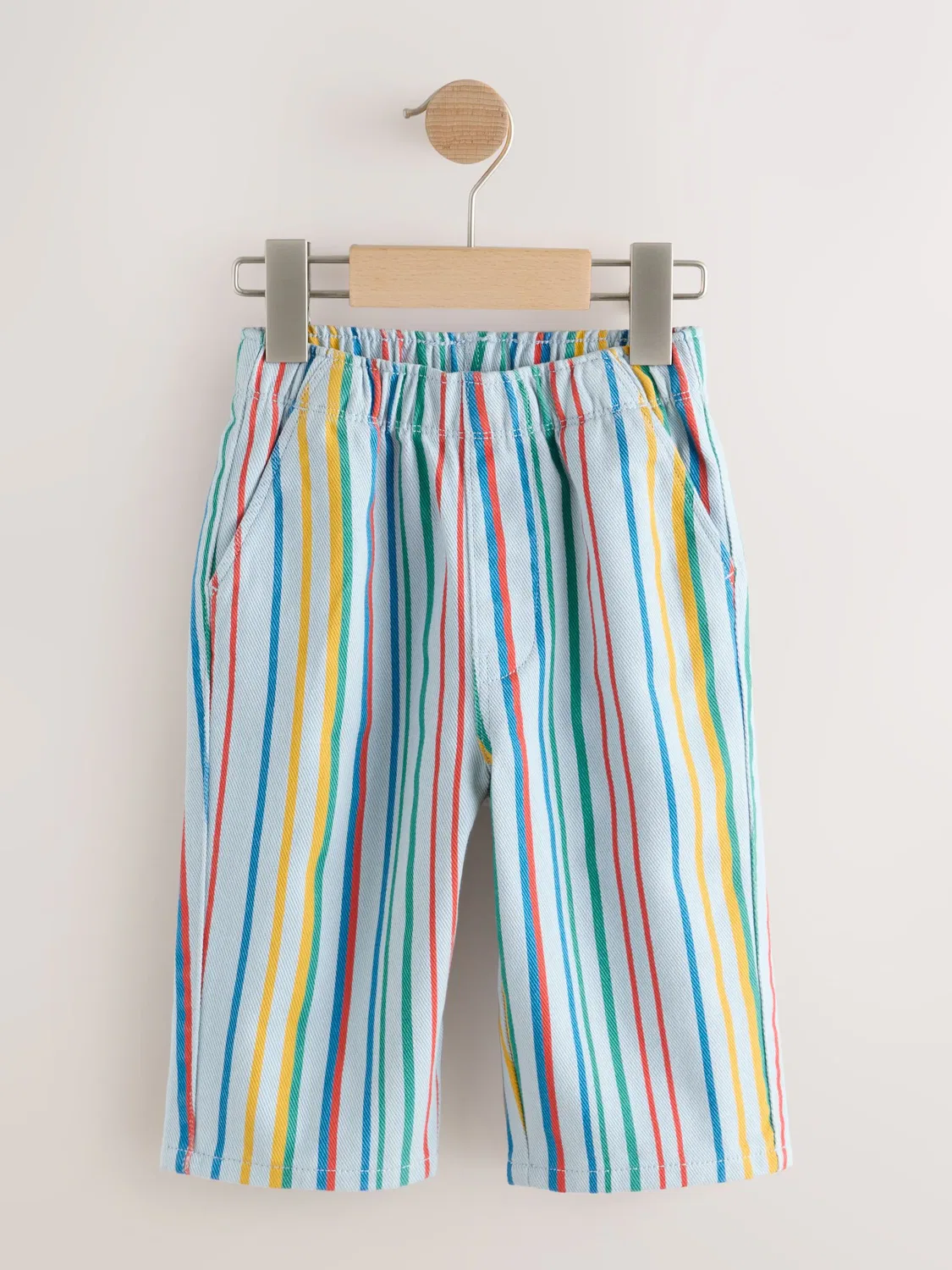Широкие брюки на резинке Multi Stripe Next, мультицвет — фото 4