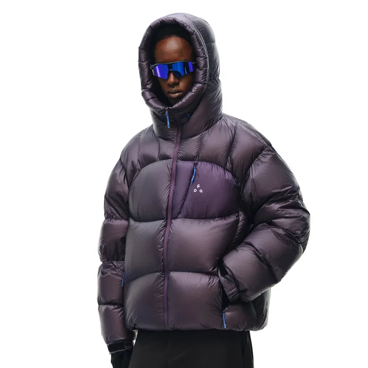 Детское пуховик с капюшоном FPA Down Jackets Unisex Hooded Moderate Puffer Jacket, Orange — фото 4