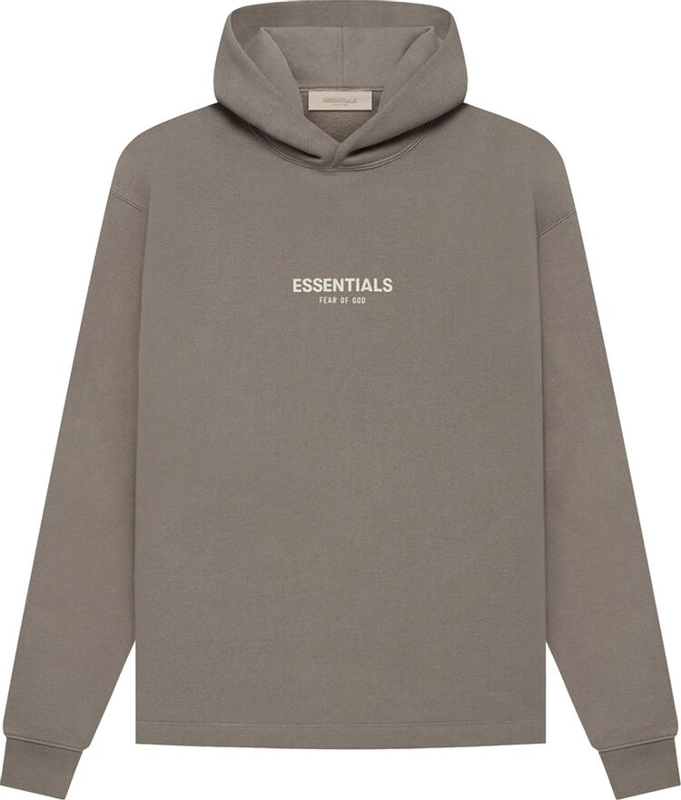 Худи Fear of God Essentials Relaxed Hoodie 'Desert Taupe', серый — фото 2