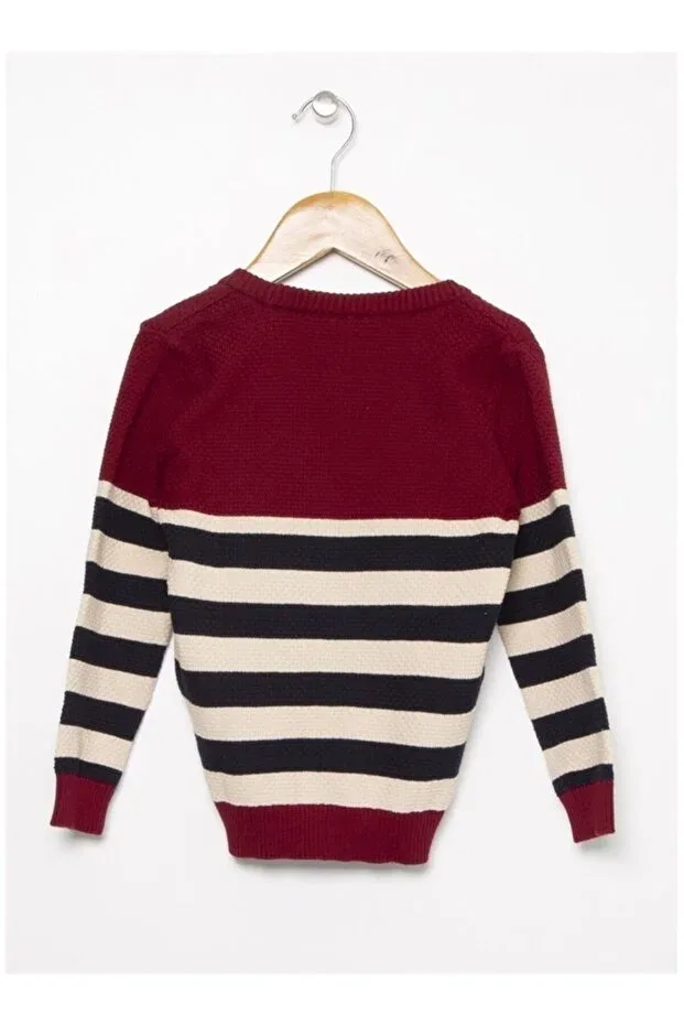 Детский кардиган для мальчиков с длинным рукавом U.S. Polo Assn., Burgundy — фото 2