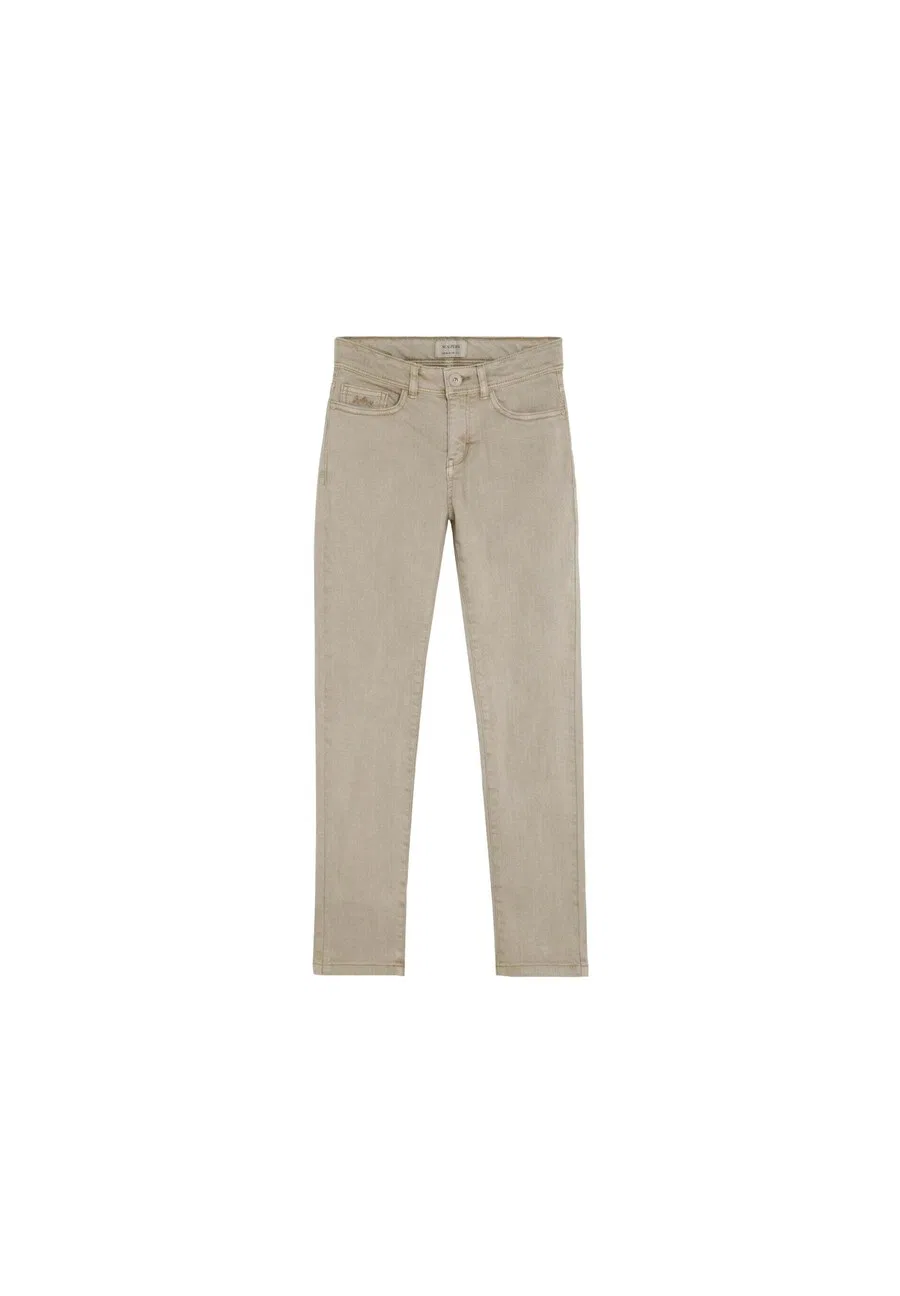 Брюки Scalpers Regular Pants коричневого цвета