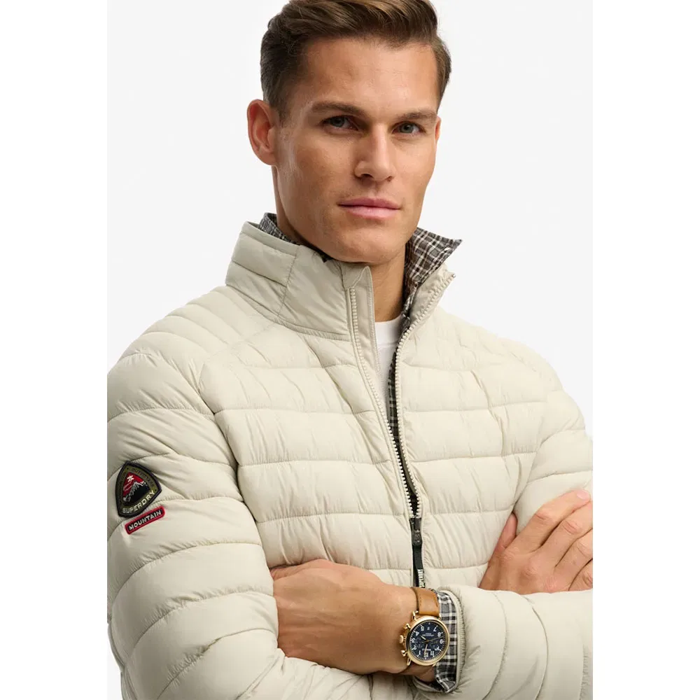 Куртка утепленная Fuji Lite Superdry, бежевый — фото 4