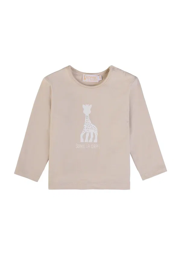 Топ с длинным рукавом, хлопок Sophie La Girafe, Oatmeal, овсяный