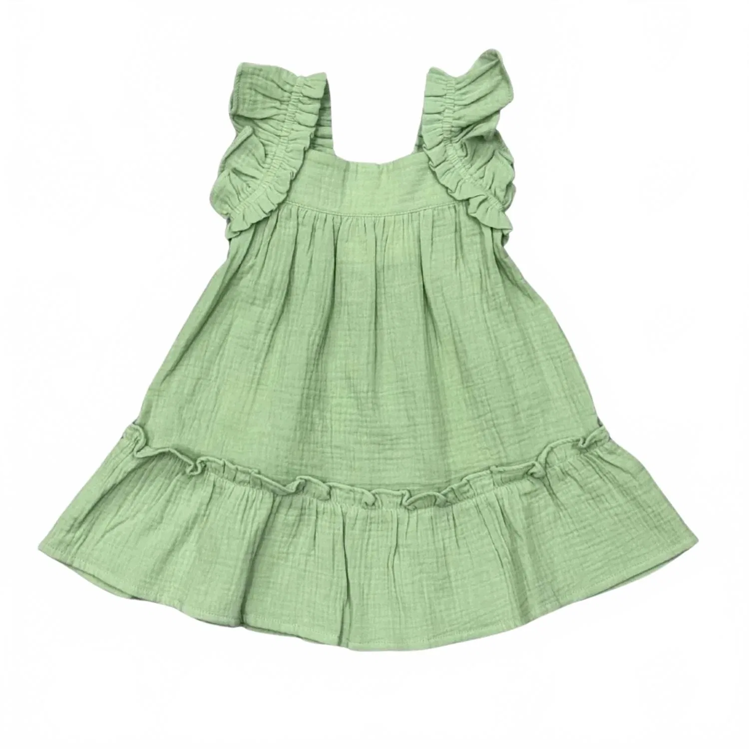 Детское платье для девочек с открытыми плечами Summer Green babysprouts, Summer Green
