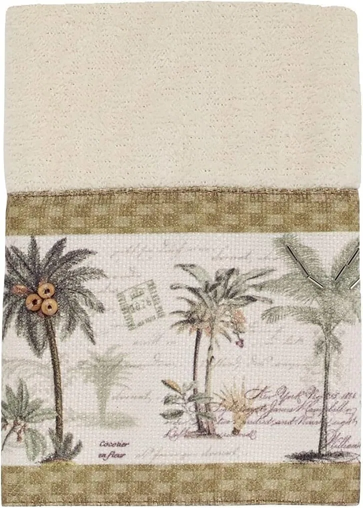 Махровая салфетка Colony Palm, Avanti Linens, 33x33 см, Ivory