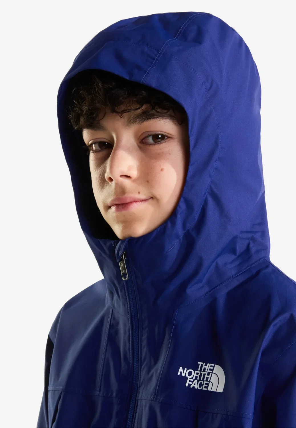 Подростковая антора триклимат унисекс - водонепроницаемая куртка The North Face, Bold Blue — фото 4