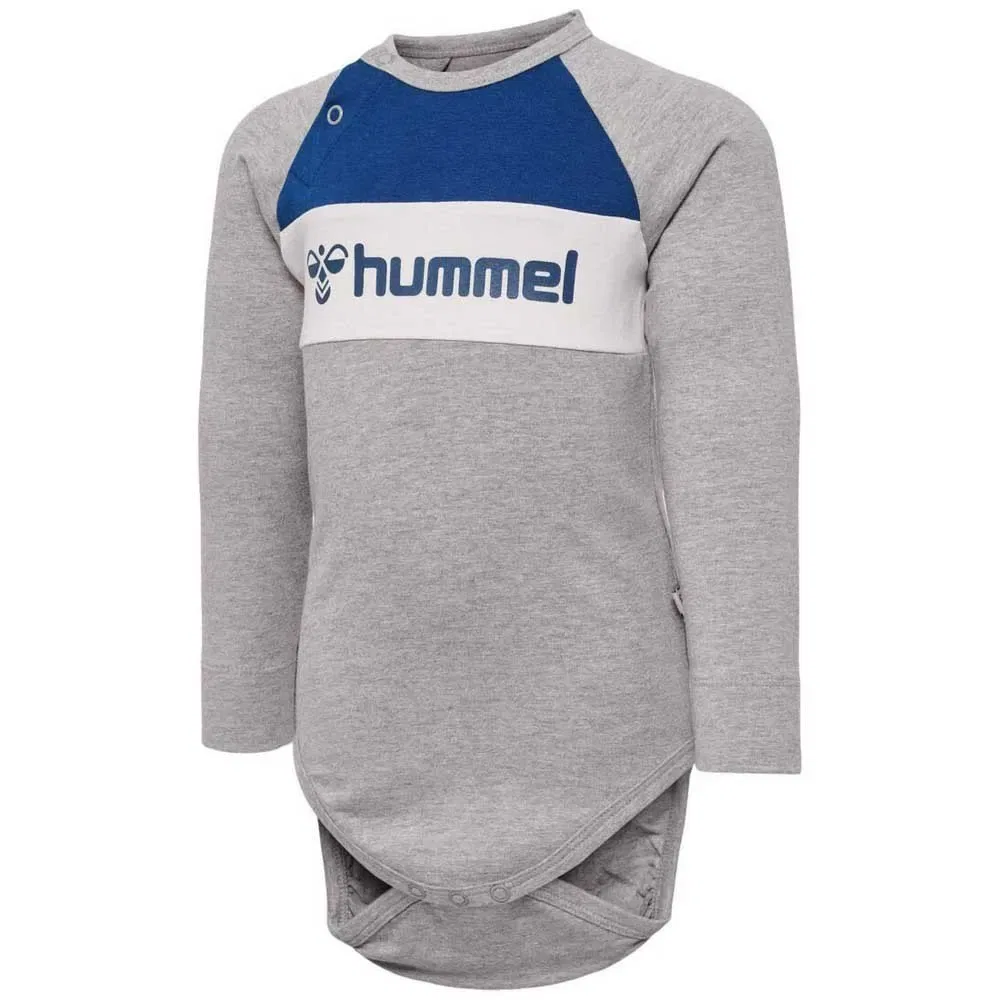 Боди с длинным рукавом Murphy Hummel, серый — фото 3