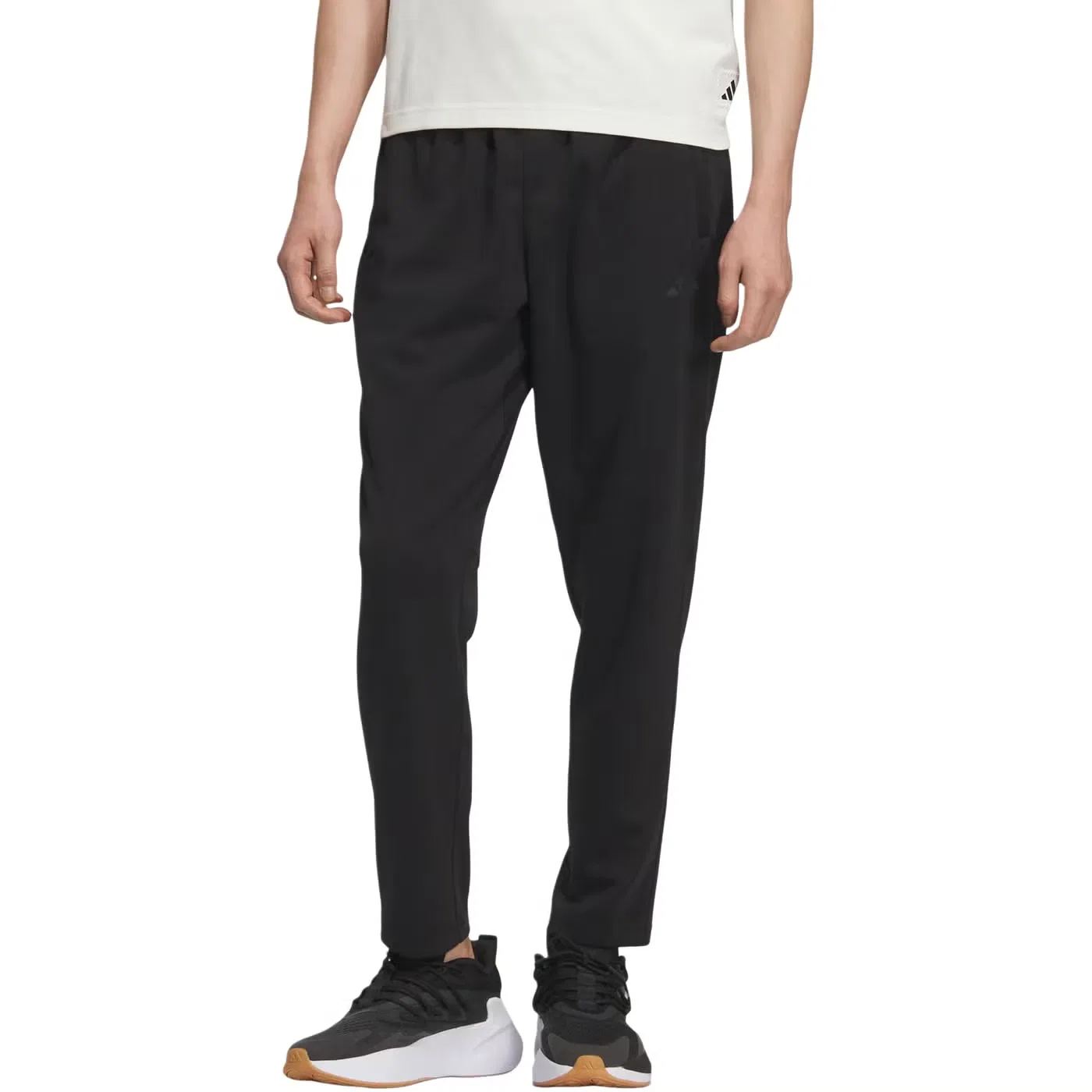 Штаны трикотажные с логотипом Must Have Adidas, черный — фото 2