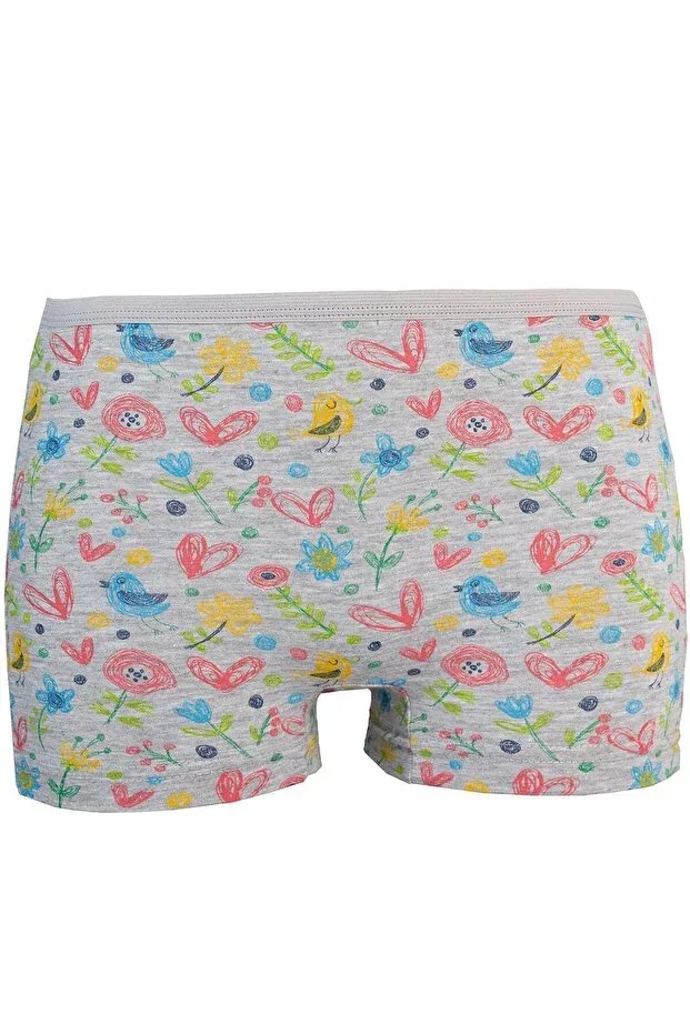 Детские шорты для девочек с принтом 6 Pack Patterned Kossiga, Mixed Color 1 — фото 4